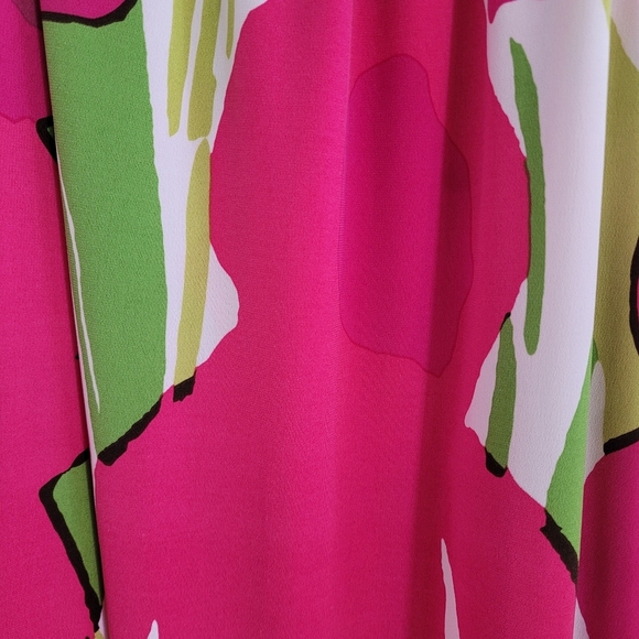 Michael Kors Pink Floral Sleeveless Dress - Picture 3 of 8